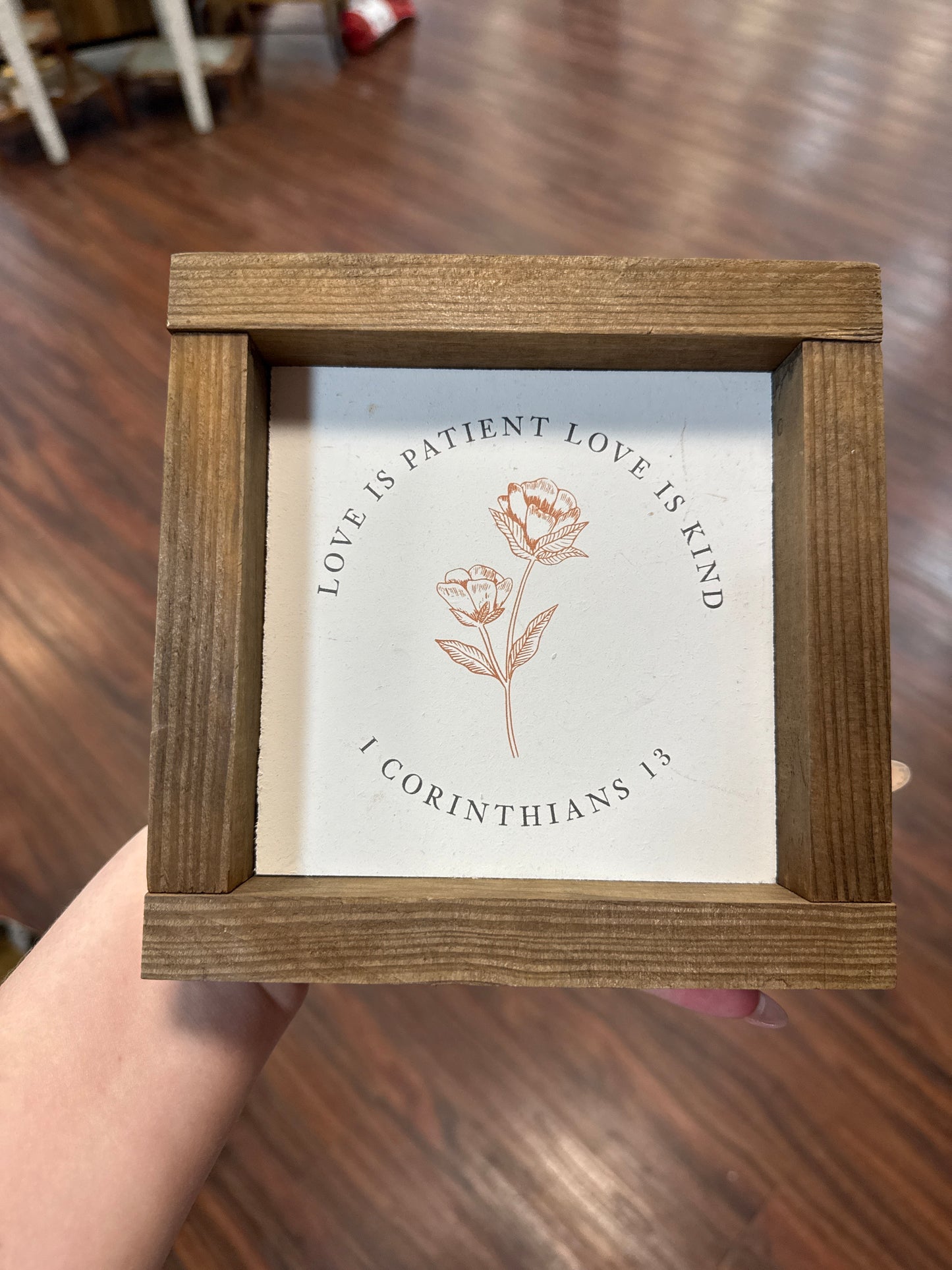 Love is patient sign