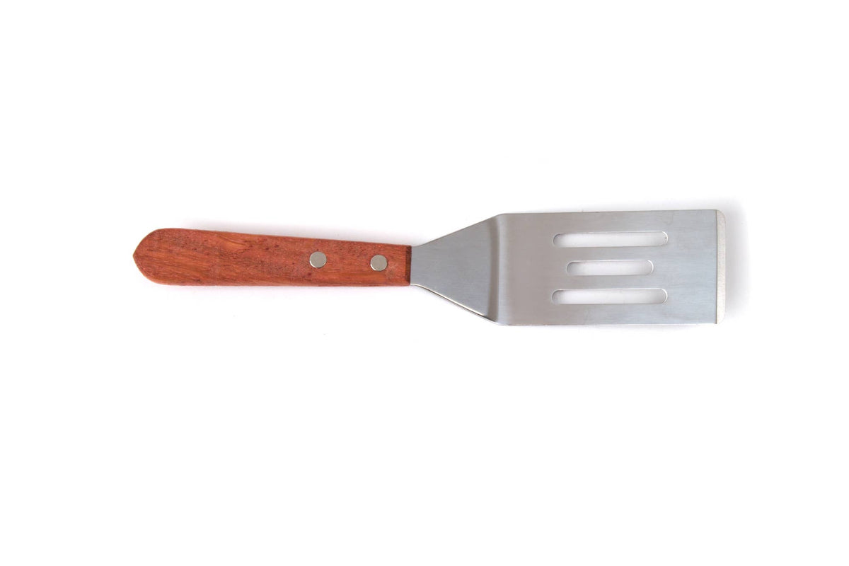 Fox Run Mini Slotted Turner, Stainless Steel, 8"