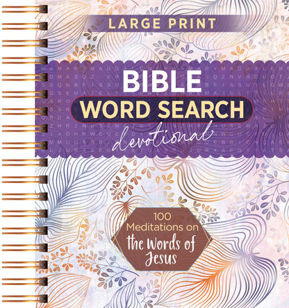 100 Meditations on the Words of Jesus (Word Search Devo)