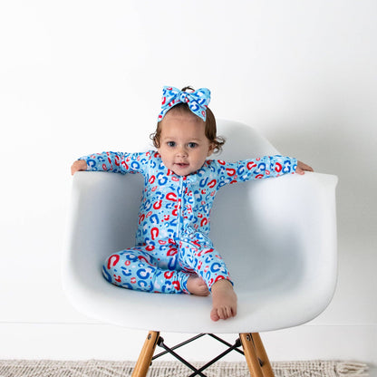 Kinsley Leopard Ruffle Zip Bamboo