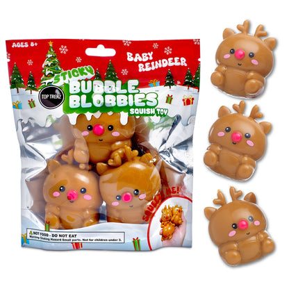 Sticky Bubble Blobbies - Reindeers