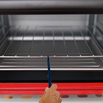 Fox Run Silicone Oven Rack Puller and Pusher, Navy, 10"