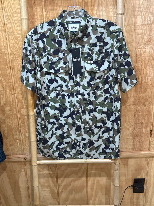 Ferrell camouflage men’s short sleeve shirt