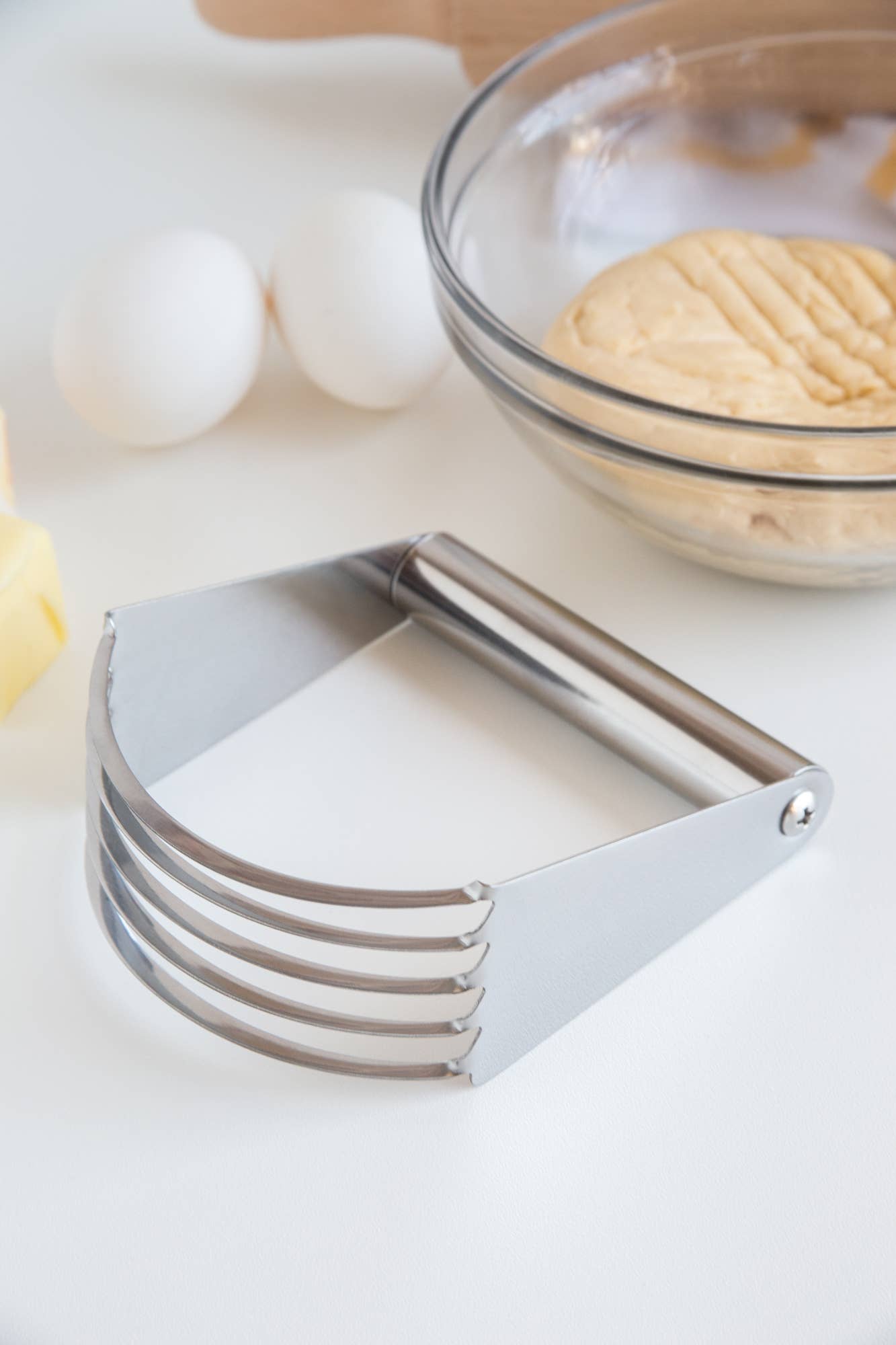 Fox Run Stainless Steel Dough Blender, 4.75" x 4" x 1.75"