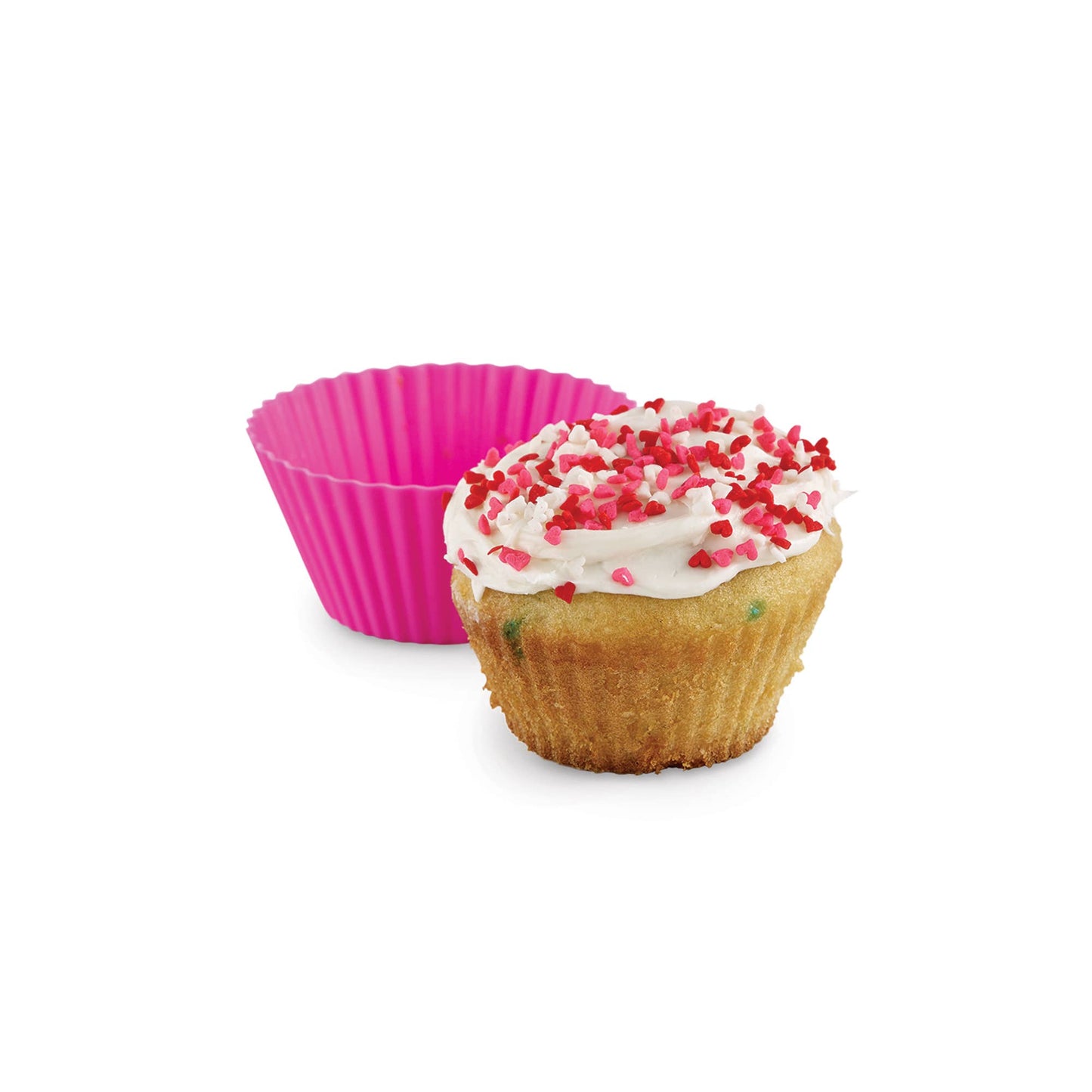 Bakelicious Silicone Cupcake Liners, Set of 12, 2.75"