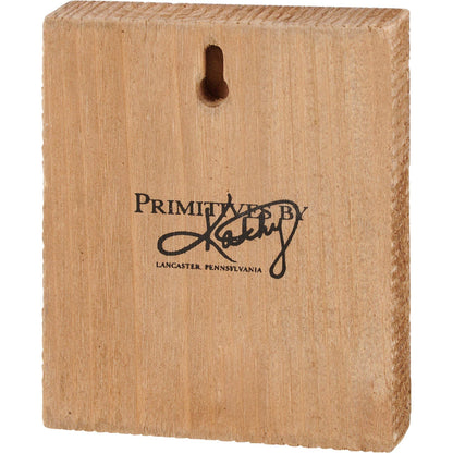 Plymouth Rock Chicken Block Sign