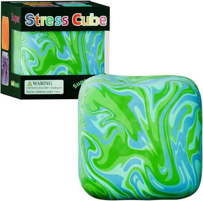 Marbled Nice Cube  Slow Rising Stress Relief Squeeze Toy Boxed Set