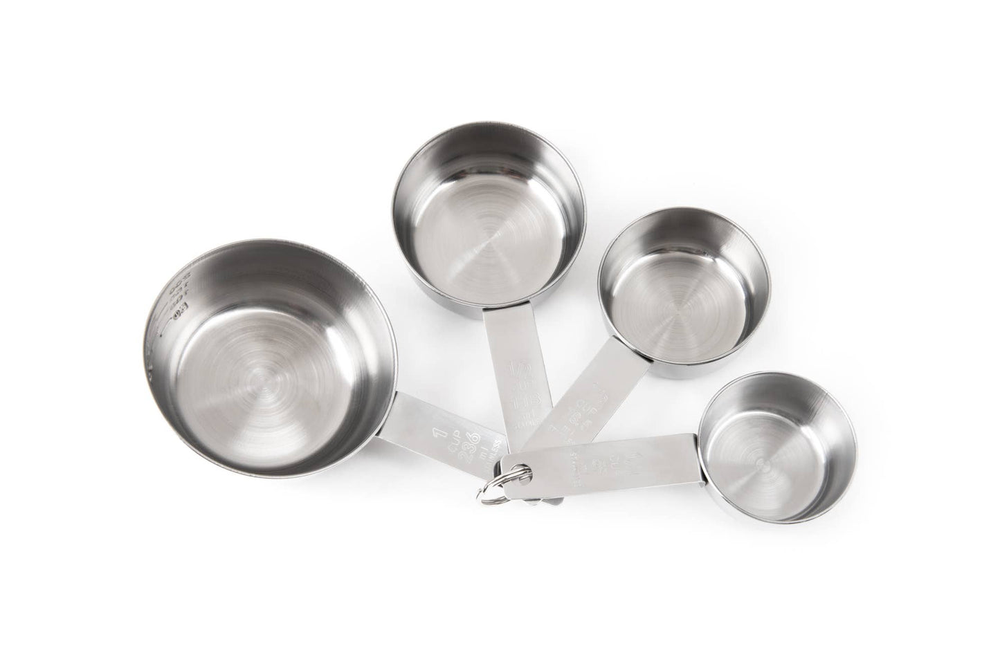 Fox Run Stainless Steel Measuring Cup Set, 4-Piece