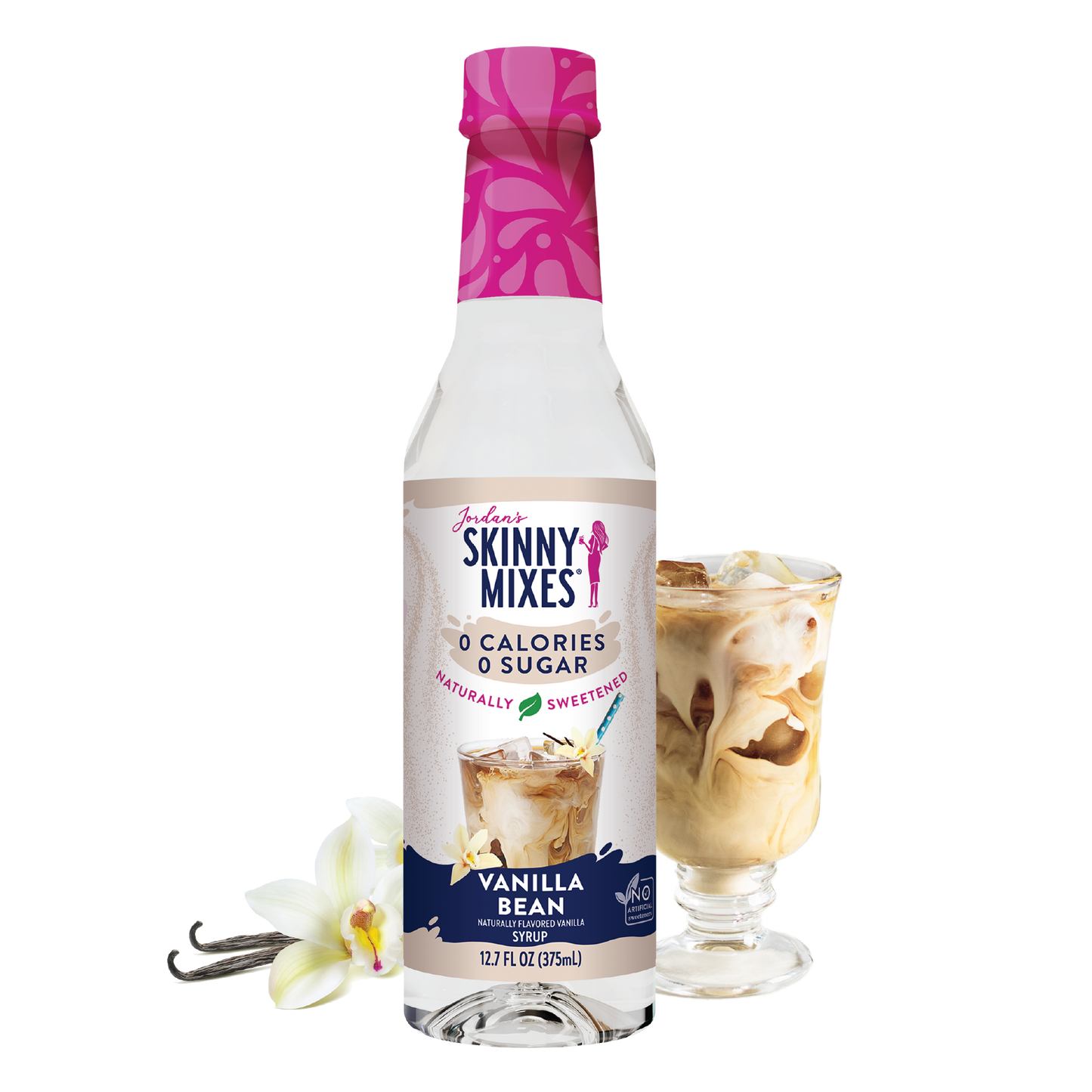 Naturally Sweetened Vanilla Bean Syrup - 375ml