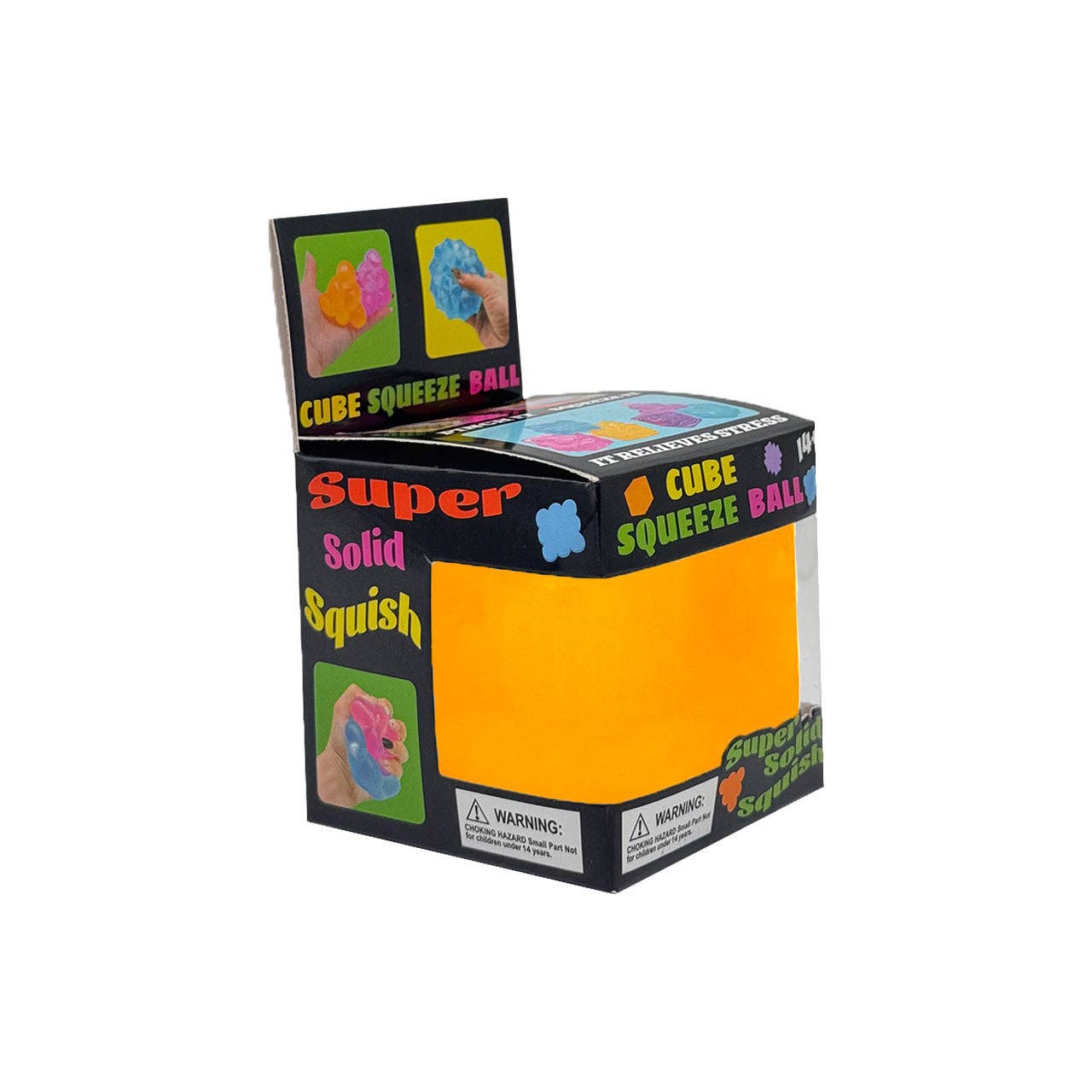 Cube squeeze ball