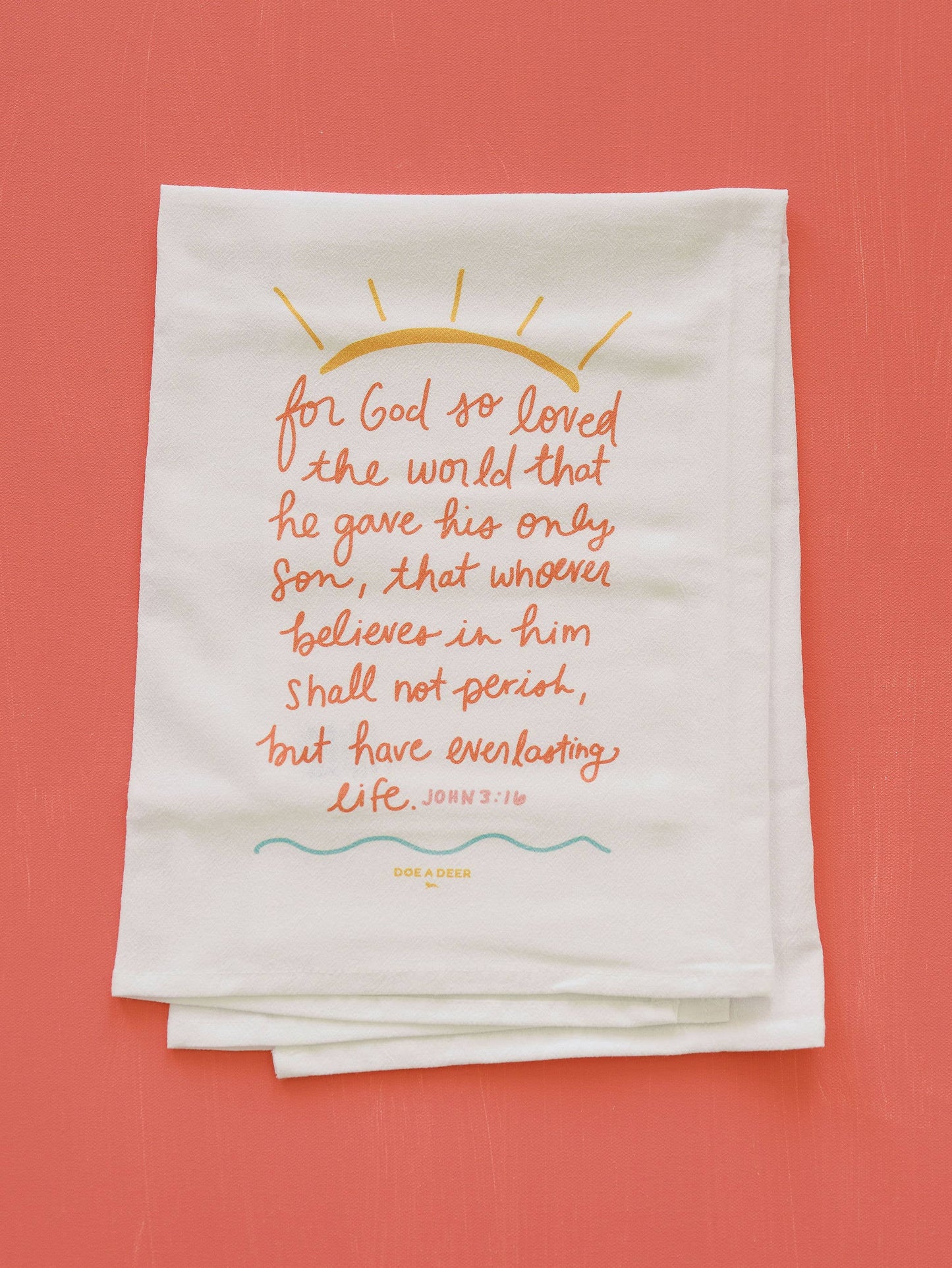For God So Loved Classic Kitchen Towel