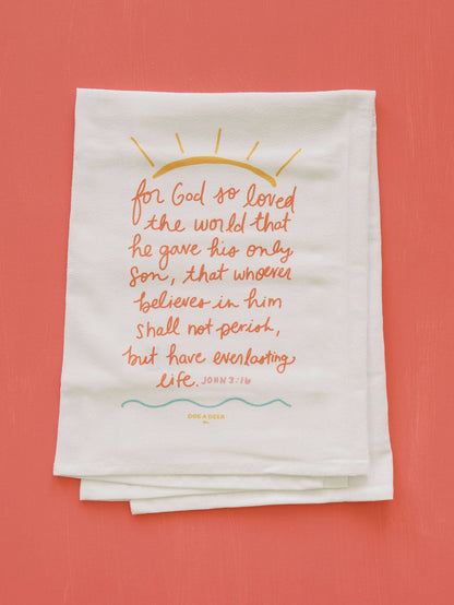 For God So Loved Classic Kitchen Towel