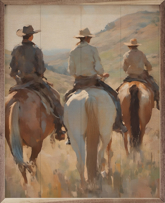 Three Horse Riders Neutral