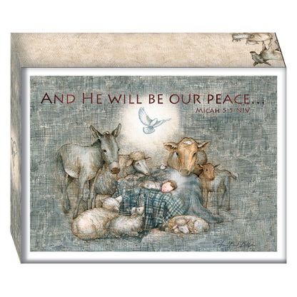 He Will Be Our Peace - 26 Special Finish Boxed Christmas Car