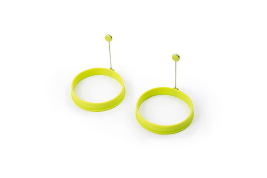 Fox Run Silicone Egg Ring, Set of 2, 6.25" x 4" x 1.25"