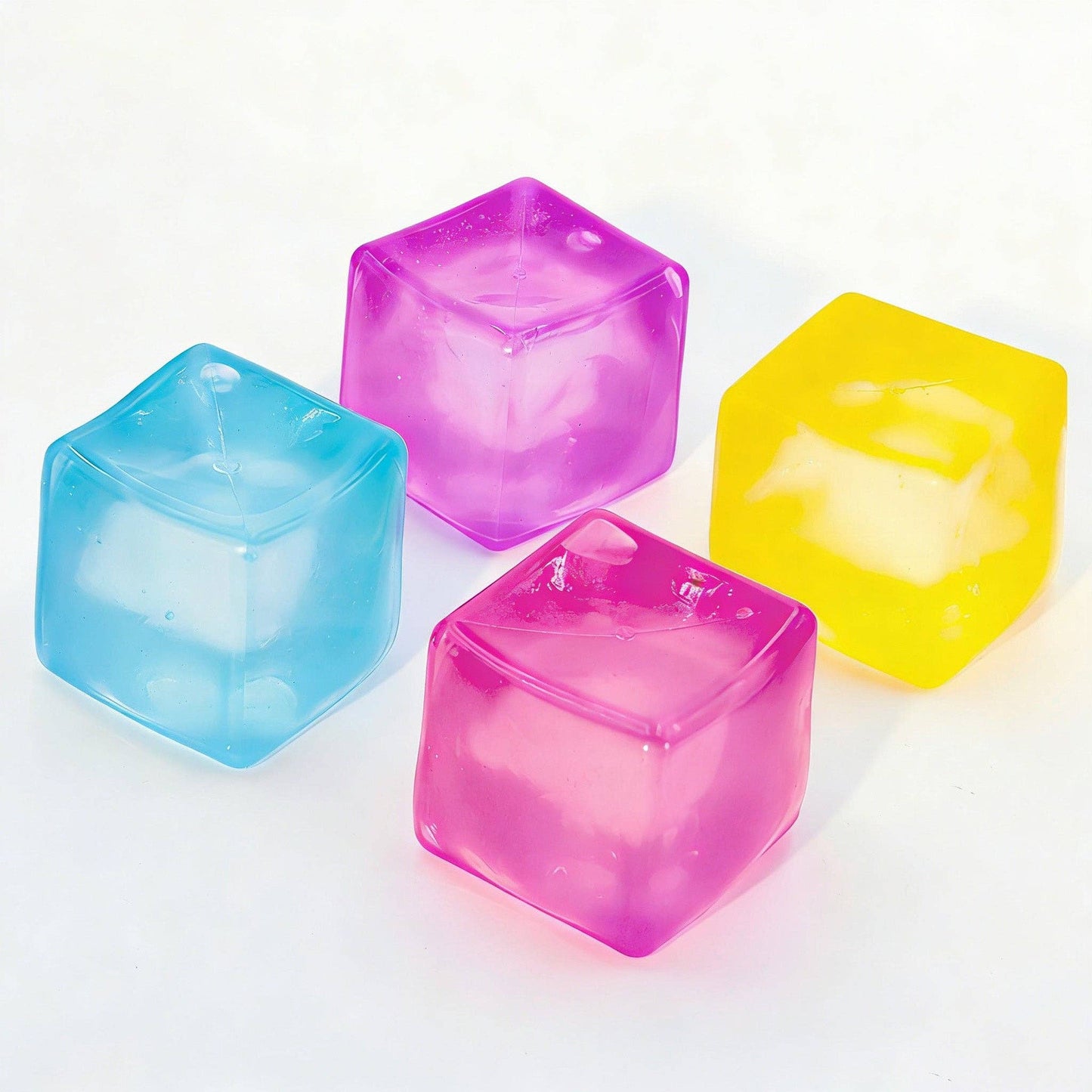 Cube squeeze ball