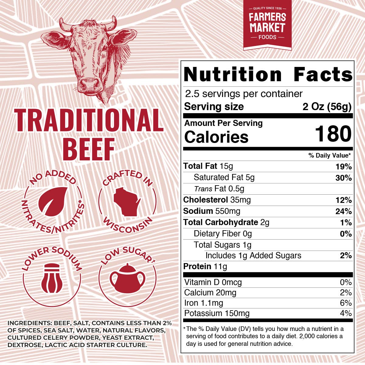 Traditional Beef Summer Sausage 5oz