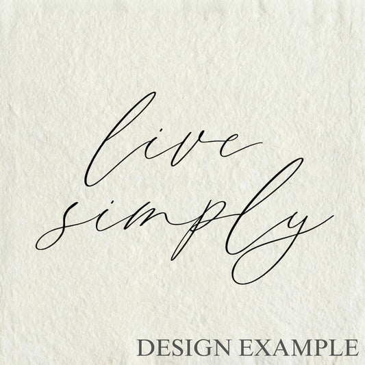 Glass Table Frames & Cards - Live Simply | Housewarming Gift