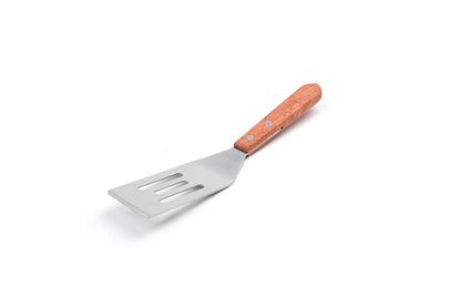 Fox Run Mini Slotted Turner, Stainless Steel, 8"