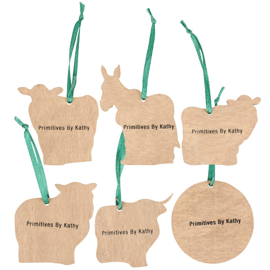 Christmas Animal Mini Ornament Set