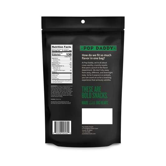 Pop Daddy – Dill Pickle Seasoned Pretzels 7.5oz