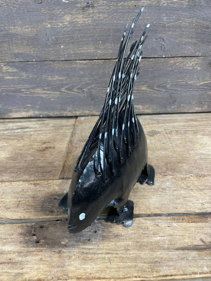 Porcupine-Metal-Yard Art-Garden-Porcupine-