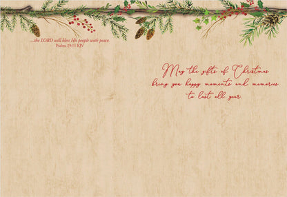 Religious Boxed Christmas Cards, Joy to the World, 12 Cards