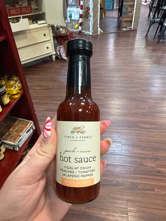 Peach + Onion Hot Sause