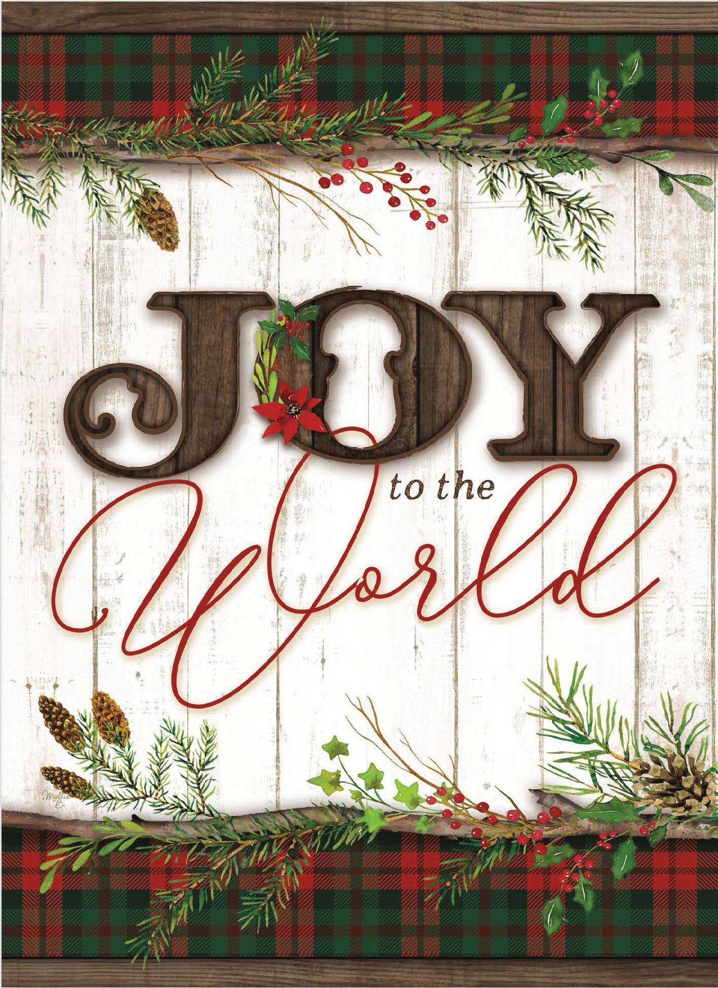 Religious Boxed Christmas Cards, Joy to the World, 12 Cards