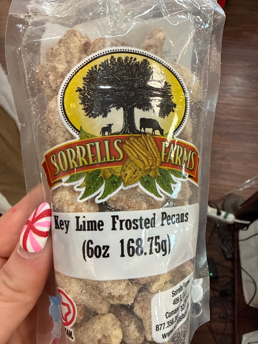 Key Lime Frosted Pecans (6oz)