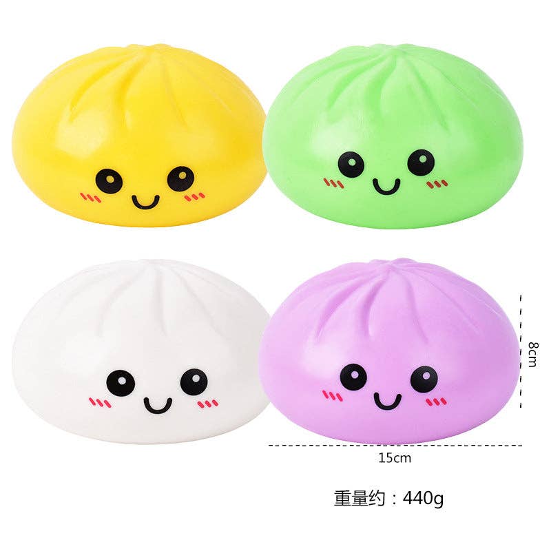 Large Jumbo Mystery Squishy Dumpling Realistic Steamed Bun Stress Relief Squeeze Toy