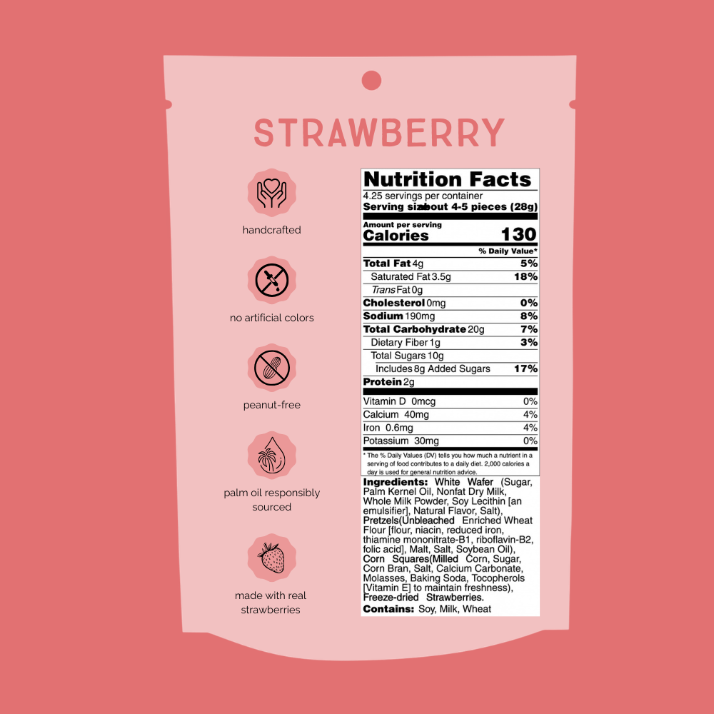Strawberry Chunk Nibbles 4.25oz Pouch