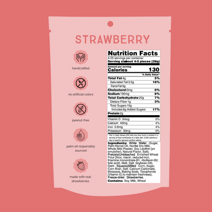 Strawberry Chunk Nibbles 4.25oz Pouch