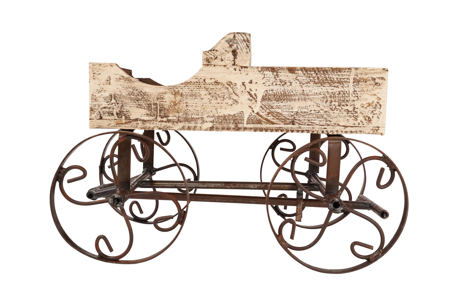 Rustic Wooden Wagon-Garden Planter