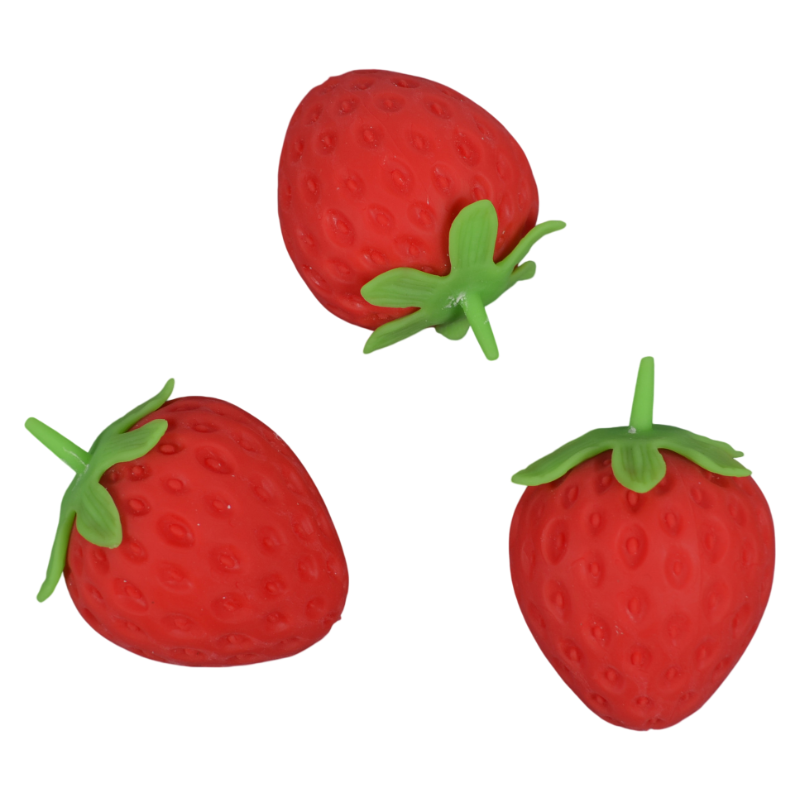 Simulation Strawberry Squishy Toy Slow Rising Stress Relief Squeeze Toy