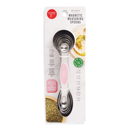 6pc Stackable Magnetic Measuring Spoons - SS23126