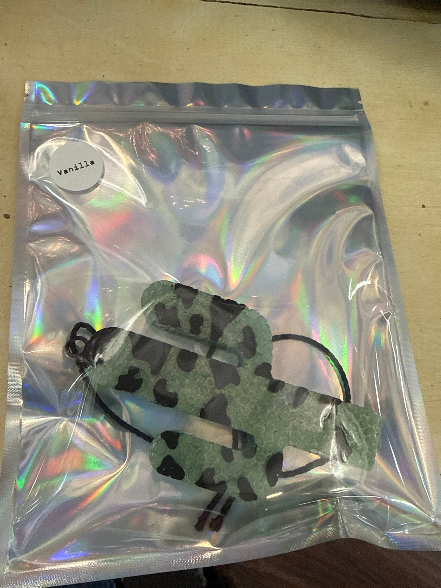 Cactus Freshie (Green/Black) - Vanilla