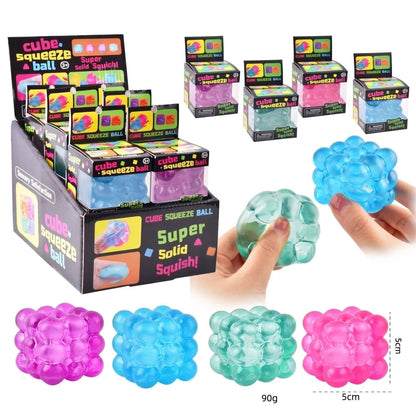 Rubik's Cube Toy Slow Rising Stress Relief Squeeze Toy Boxed Set