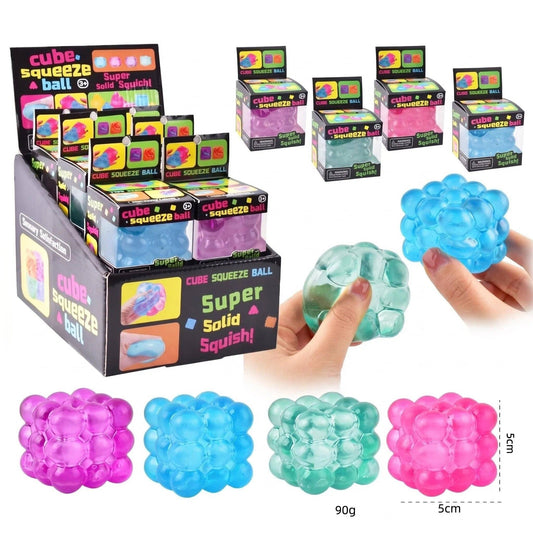 Rubik's Cube Toy Slow Rising Stress Relief Squeeze Toy Boxed Set