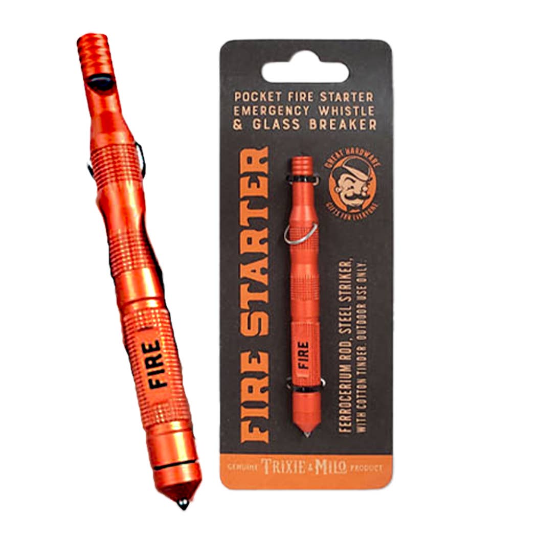 Emergency Fire Starter w/ Whistle