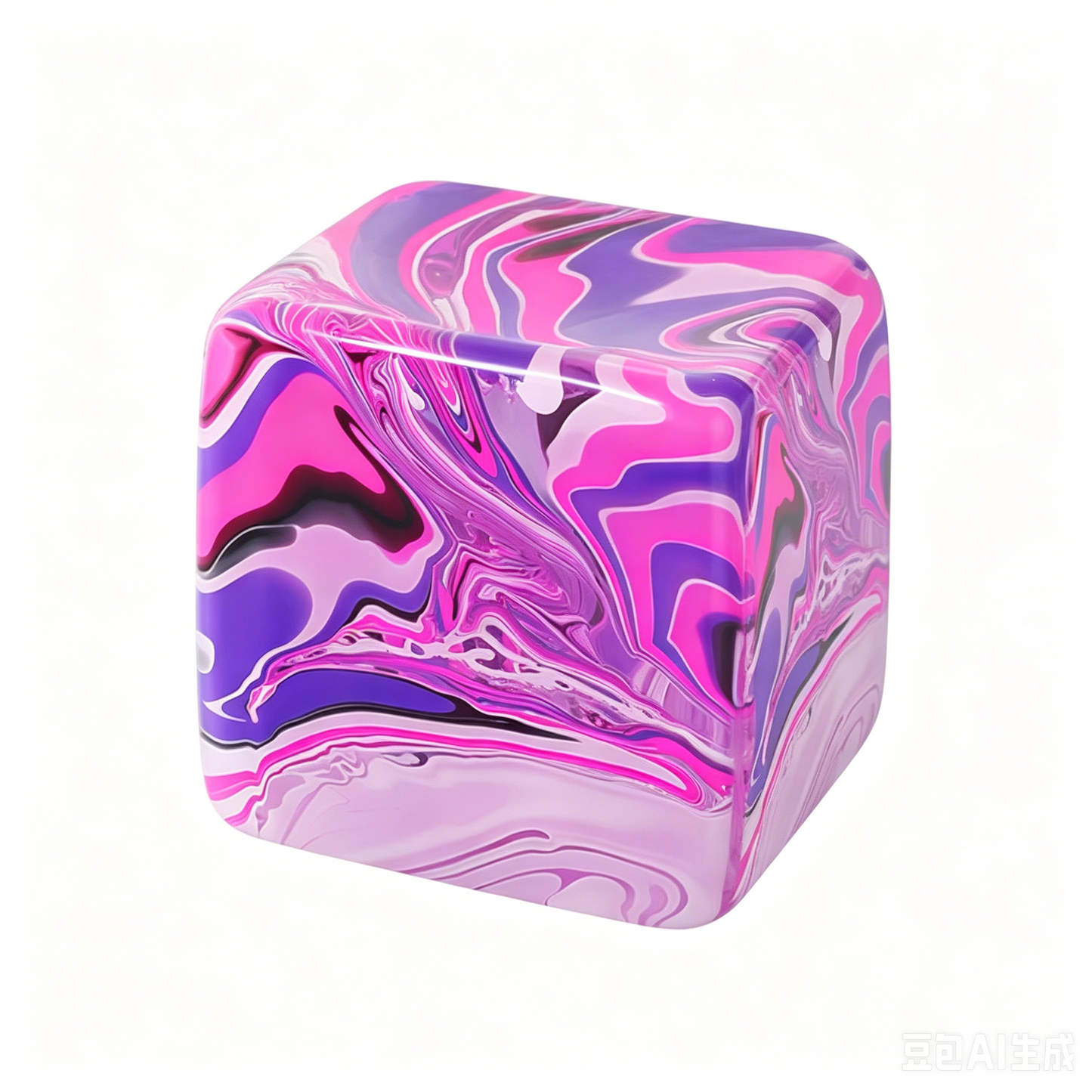 Marbled Nice Cube  Slow Rising Stress Relief Squeeze Toy Boxed Set