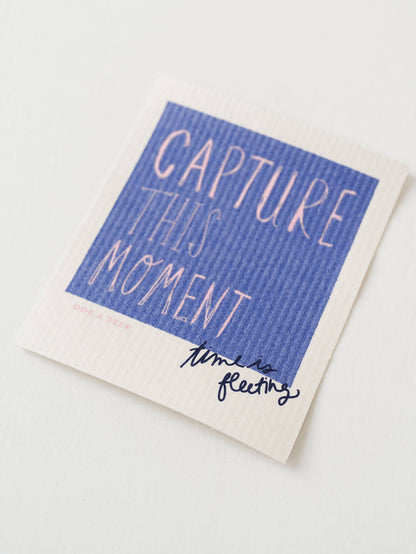 Capture this Moment | Swedish Dishcloth  | Spring