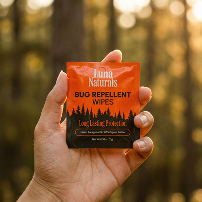 Bug Repellent Wipes | Lemon Eucalyptus Oil | 15ct