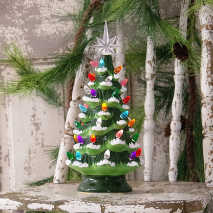 Ceramic Nostalgic Tree, Green (PC)