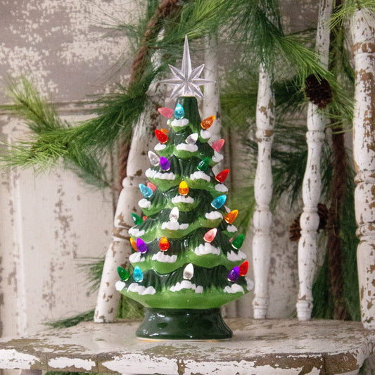 Ceramic Nostalgic Tree, Green (PC)
