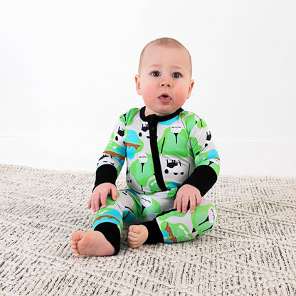 Ryder Golf Zip Bamboo Baby Two Way Zipper Outfit