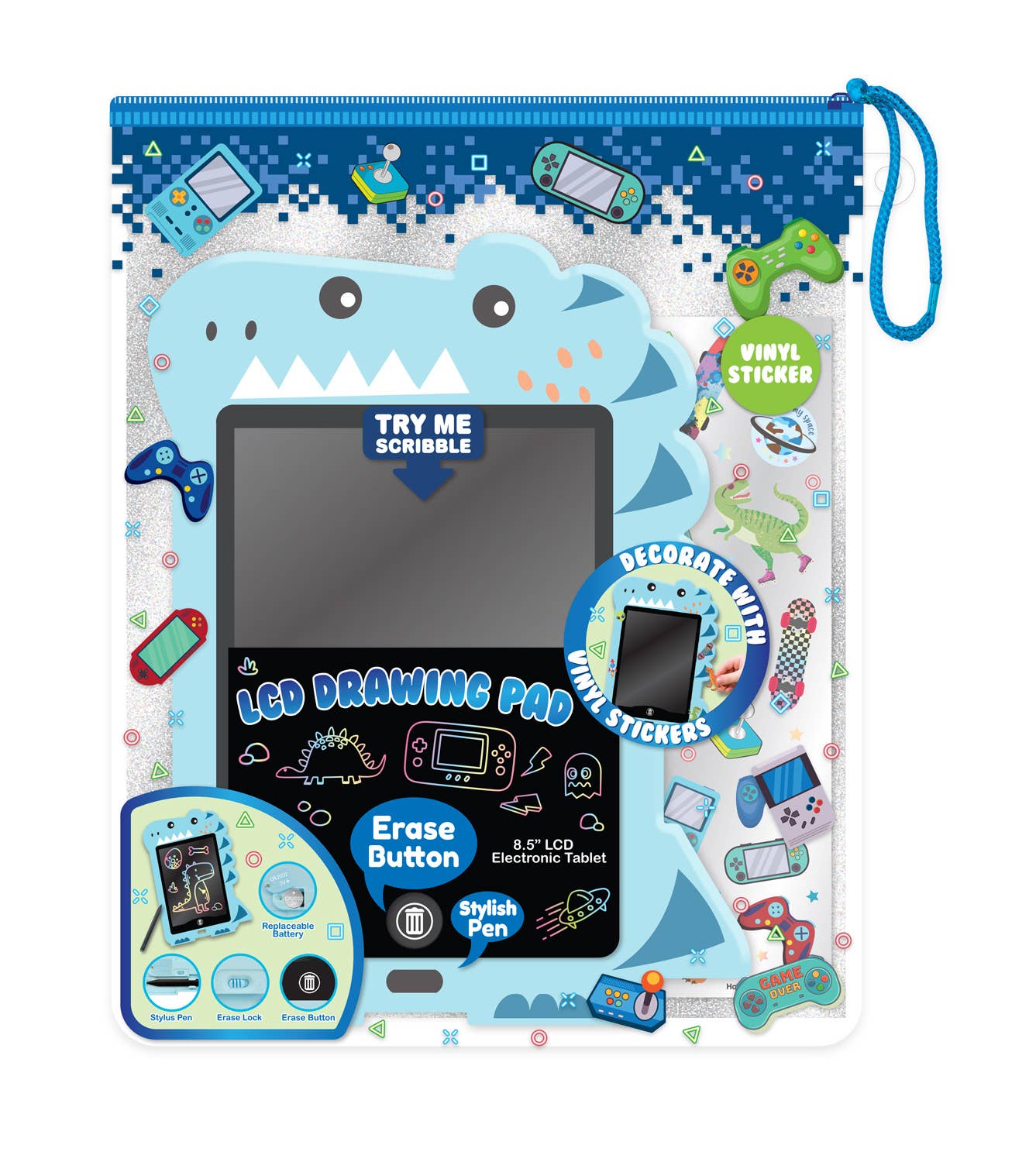 LCD Drawing Pad, Dinosaur – Sorrells Farms