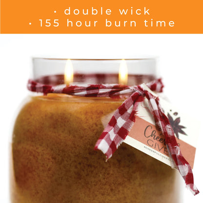 Autumn Orchards – 34oz Fall Strong Scented Jar Candle