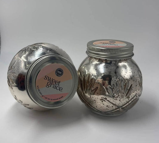 Sweet Grace Silver Candle
