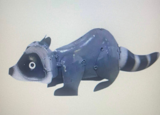 13"L RACCOON